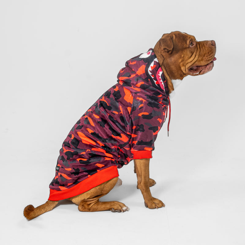 Shark Monster Hoodie (Red)