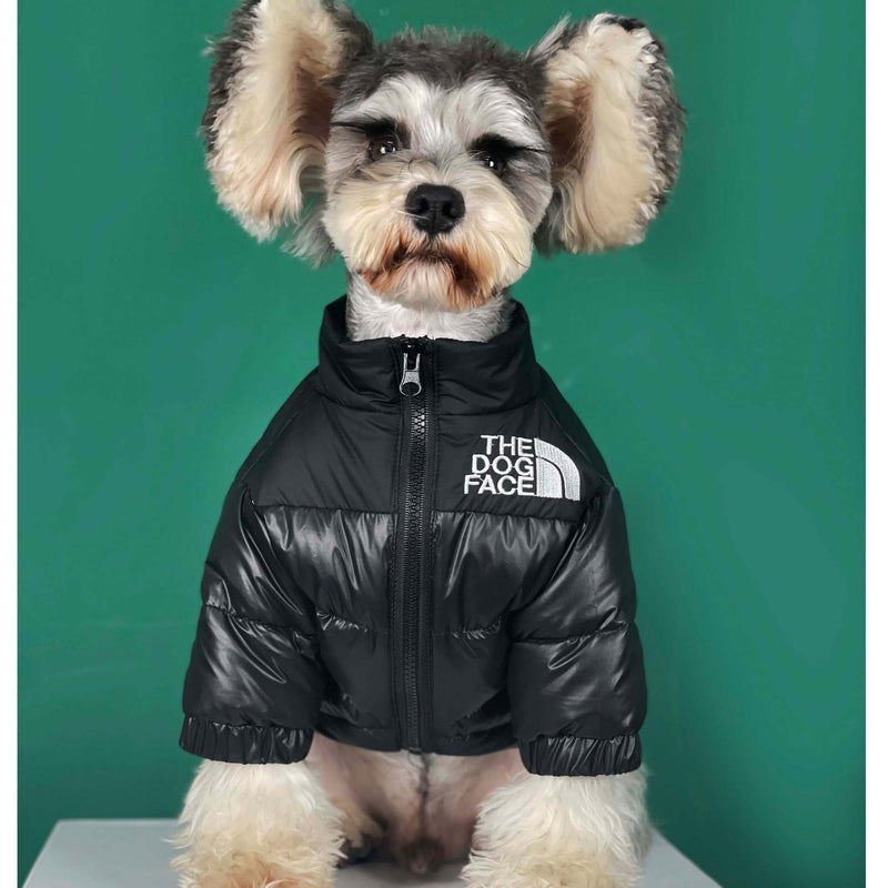 Barknpup Dogface Puffer Jacket (Black)